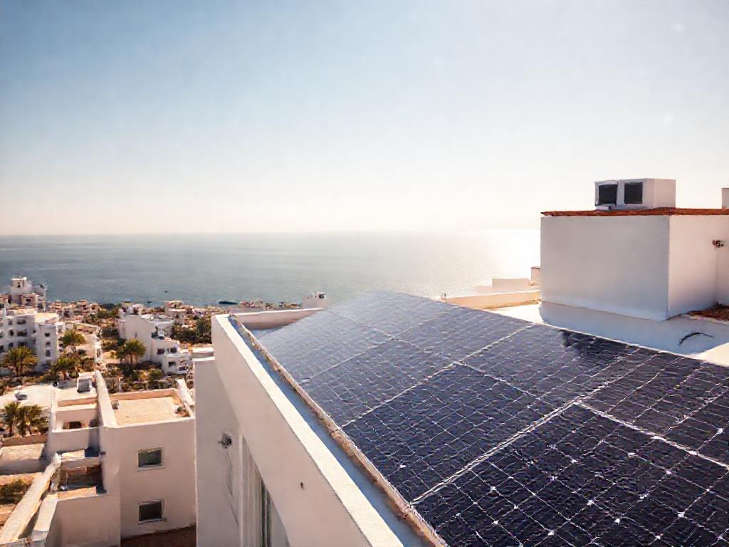 Installation solaire à Alger