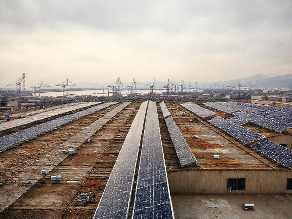 Installation solaire industrielle à Annaba