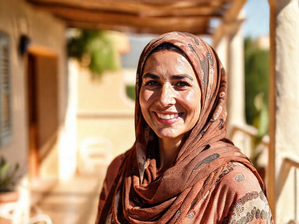 Portrait de Samira, cliente Solara à Oran